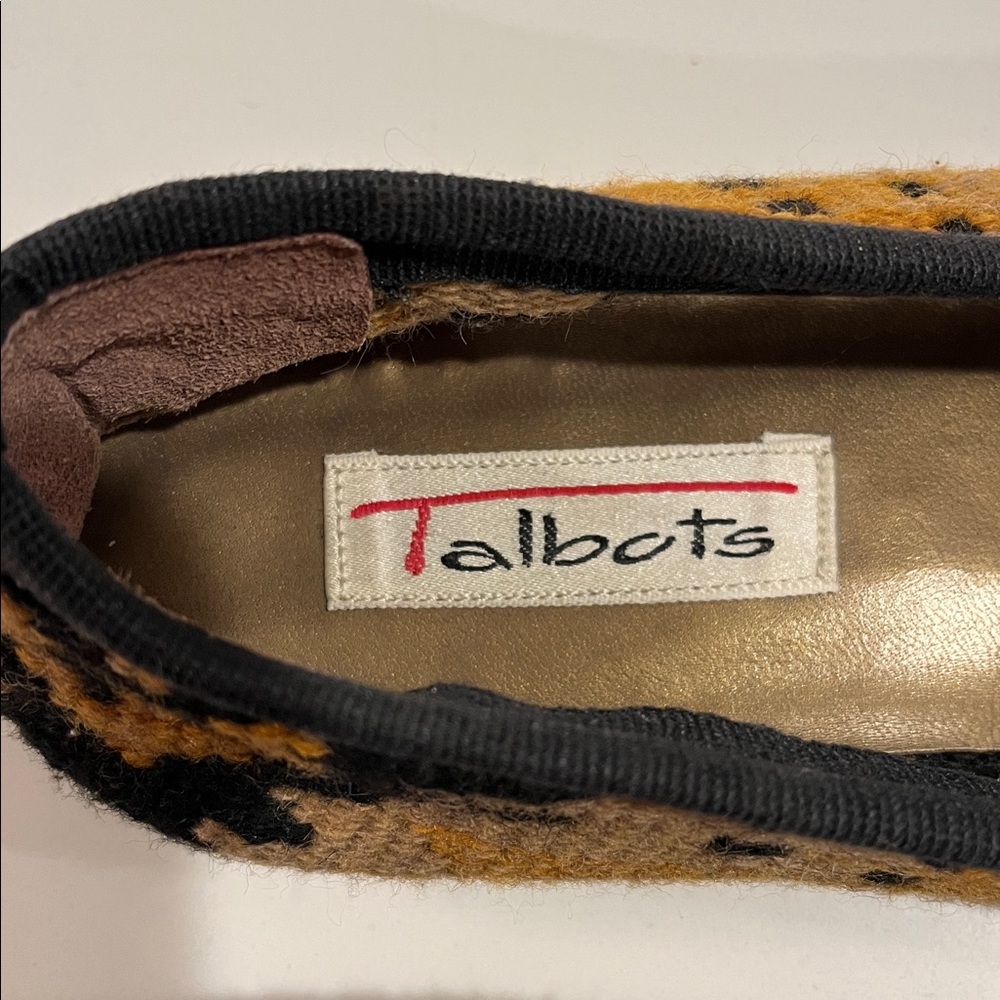 Vintage Talbots Kilim Weave leather bottom Flats/ballet/loafers. Size 7 - Picture 9 of 11
